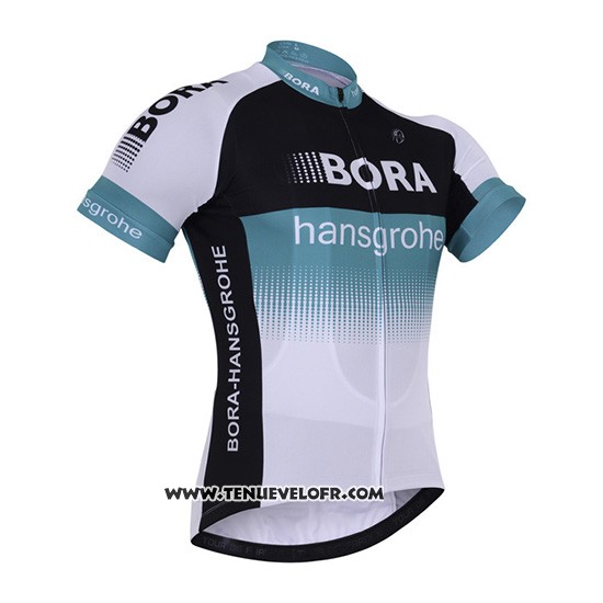 2017 Maillot Ciclismo Bora Profond Blanc Manches Courtes et Cuissard